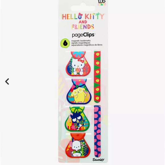 New hello kitty and friends magnetic page clips bookmark set - Picture 1 of 5